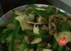 Illustration of how to stir-fry king oyster mushrooms 6