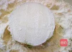 Illustration of Korean fried melon stuffed with meat 10