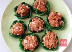 Illustration of how to make Panlong meatballs 8