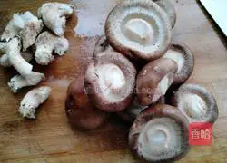 Illustration of making mushroom oil tofu 2