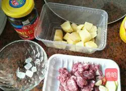 Illustration of Braised Beef and Potatoes 1