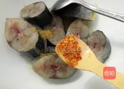 Illustration of how to make pan-fried mackerel 5