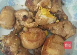 Illustration of how to make chicken legs and eggs in rice cooker 6