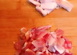 Green pepper meat slices Illustration of how to do it 1