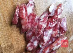 Illustration of how to make fried Chinese sausage with Dipu 2