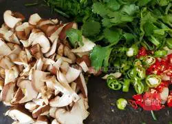 Illustration of how to make peacock open fish 4