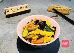 Illustration of how to make Mushu Pork 15