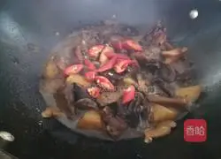 Illustration of how to make chicken stuffed with mushrooms 8 