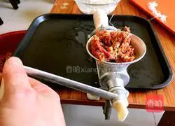 Illustration of homemade sausage 15