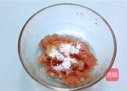 Illustration of how to make fried pork slices with pickles 2