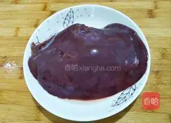 Illustration of how to make boiled pork liver 1