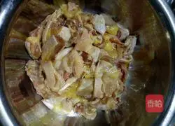 Shitake mushrooms Illustration of how to make steamed chicken 1