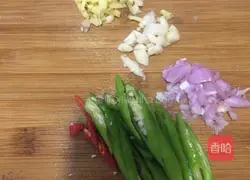 Beef Illustration of how to make fried carrots (celery, onions) 3