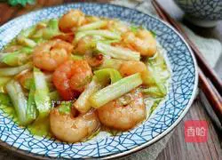 Illustration of how to make fried shrimps with chives 13