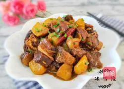 How to make big goose stewed with potatoes Illustration 1