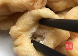 Tofu stuffed with meat Practice illustration 6