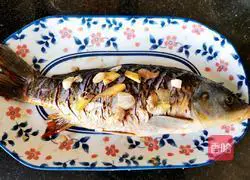 Illustration of how to steam wild carp 4