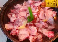 Illustration of how to make lamb belly and radish stewed with mutton and radish 4