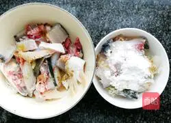 Illustration of home-style pickled fish 2