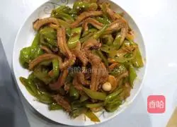 Illustration of how to make fried tripe with pepper 6