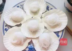 Illustration of how to make steamed scallops with garlic vermicelli 2