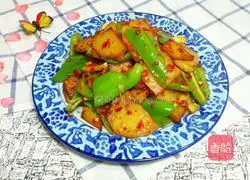 Illustration of how to make dry pot potato slices 7