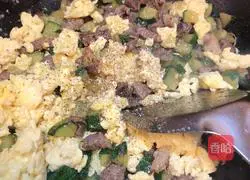 Illustration of how to make three diced rice stir-fried with fresh aroma 11