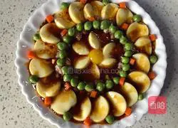 Illustration of how to make hibiscus tofu 7