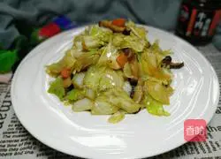 Illustration of how to make mountain delicacies cabbage 8