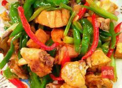 Illustration of home-style fried chicken nuggets 8