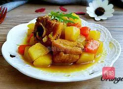 Illustration of how to make curry chicken legs 8