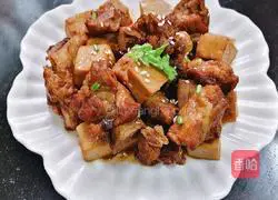 Illustration of how to cook taro braised pork ribs 11