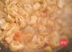 Illustration of how to make braised tofu in tomato sauce 9