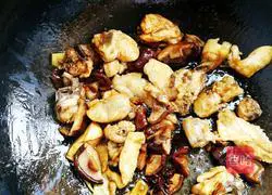 Illustration of home-style braised chicken 4