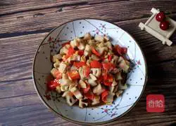 Illustration of how to make diced lotus root in oyster sauce 11