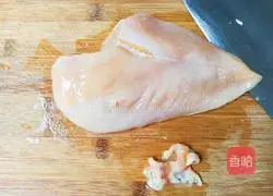 Illustration of how to make white sesame toothpick meat 2