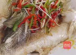 Illustration of how to make steamed seabass 8