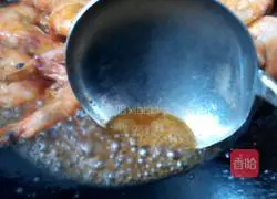 Illustration of braised prawns in oil 8 