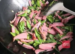 Illustration of making kidney bean sausage 6