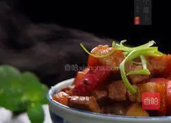 Illustration of how to make braised radish in soy sauce 14