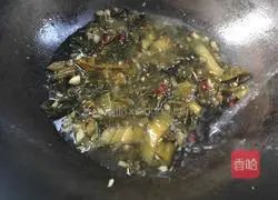 Caviar sauerkraut Illustration of how to make soup 7