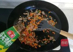 Illustration of how to make crispy tofu with minced meat 11