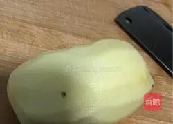 Illustration of how to make braised chicken nuggets with soy sauce potatoes 2