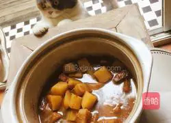 Illustration of how to make potato roast pork 9