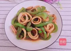 Illustration of how to make fried squid rings with sweet pepper 8