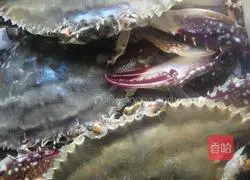 Illustration of how to make salted egg yolk swimming crab 1