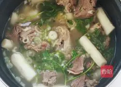 Yam stewed mutton recipe 6