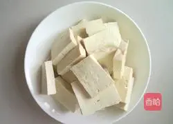 Illustration of how to make stewed tofu 1