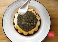 Illustration of steamed tofu with shrimps 7