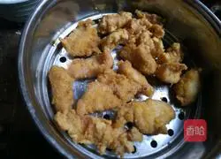 Illustration of how to make fried chicken and popcorn 6